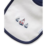 Set Babero y Paño Velero Azul Marino Multi